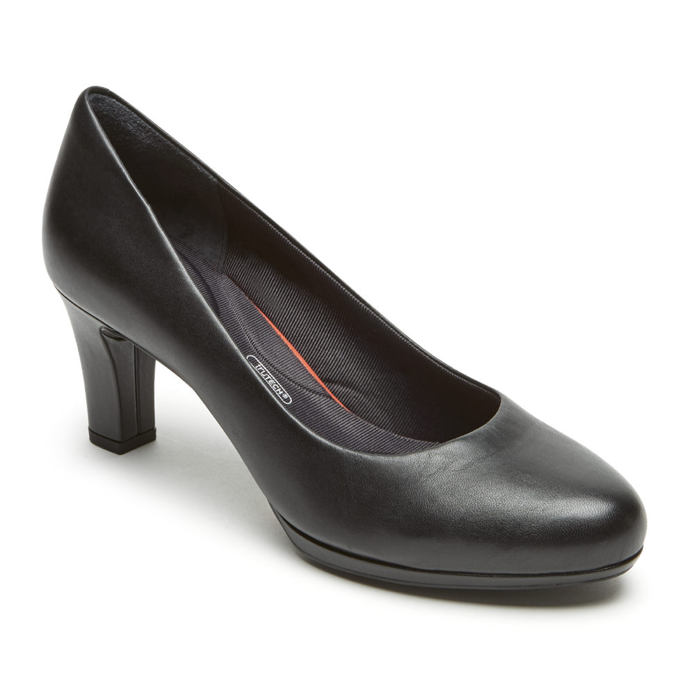 Rockport Womens Total Motion Leah - Pumps Black - QAT901875